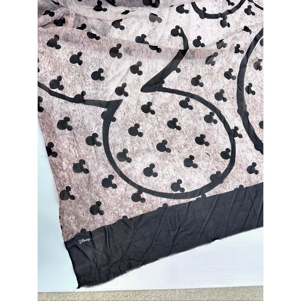 Disney x Satya Paul NWT Minnie Mouse Georgette Saree Wrap Scarf Rare Collectible - Picture 16 of 16